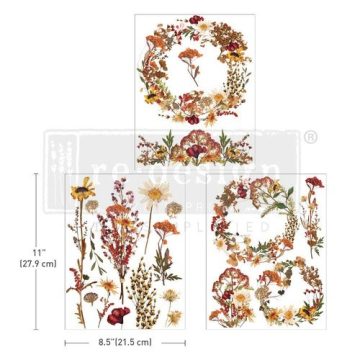 REDESIGN DECOR TRANSFERS®-Dried Wildflowers